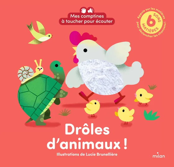 Drôle d’animaux – mes comptines à toucher