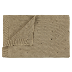 Plaid tricot 75×100 sable