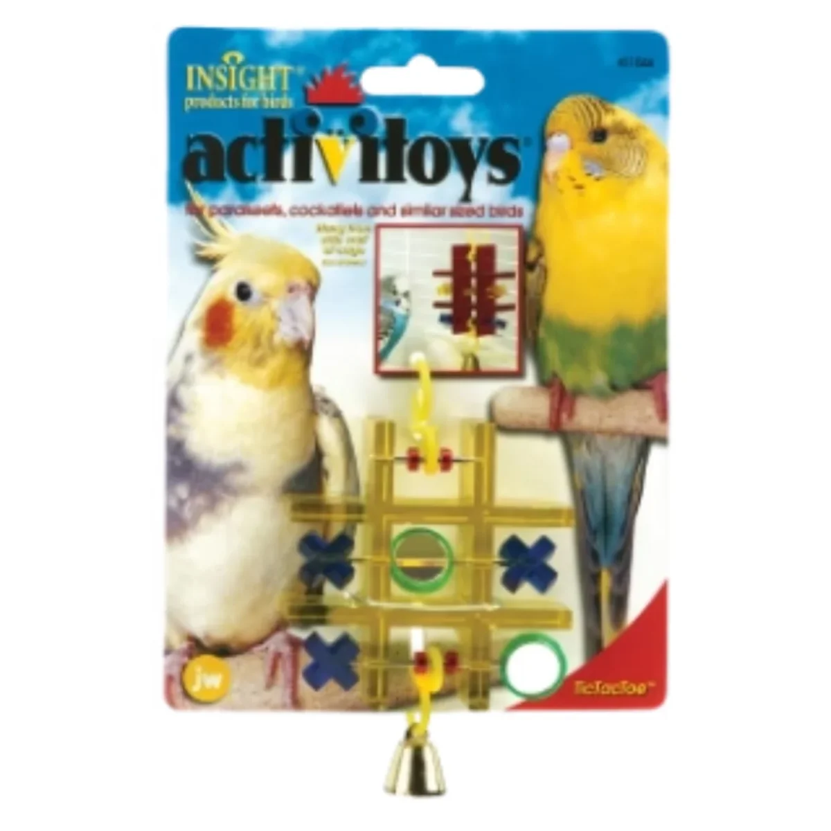 Jouet "Tic tac toe Activitoys" pour oiseaux – Image 2